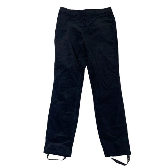 Isaac Mizrahi Special Edition Velvet Pull-On Stirrup Pants Sz 8 - Picture 2 of 13